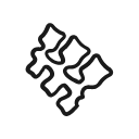 Chiropracter Logo Maker Icon