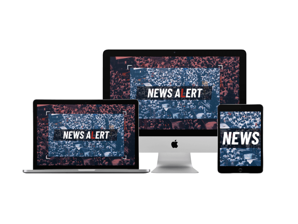 Macbook Pro Imac With Black Ipad Mini In Front View Mockup